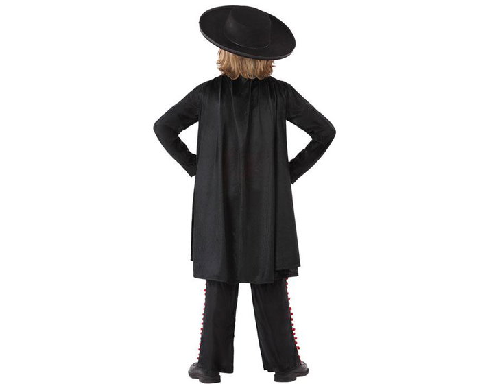 Disfraz Enmascarado Niño Infantil Negro 5-6 Años