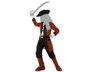 Disfraz Pirata para Niño 10-12 Años Marrón - Traje Carnaval con Chaqueta, Pantalón, Sombrero, Cinturón y Cubrebotas (6 Piezas)