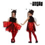 Atosa Disfraz de Mariquita para Niña Rojo y Negro (3-4 años) inevitable