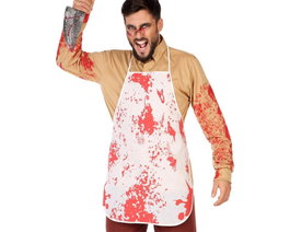 Delantal Carnicero Ensangrentado para Halloween