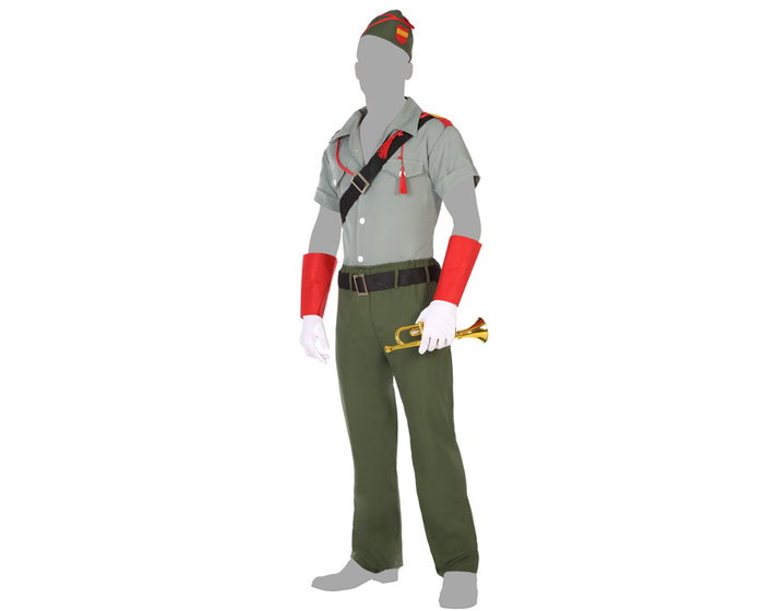 Atosa Disfraz Militar Legionario Hombre Adulto M-L Verde