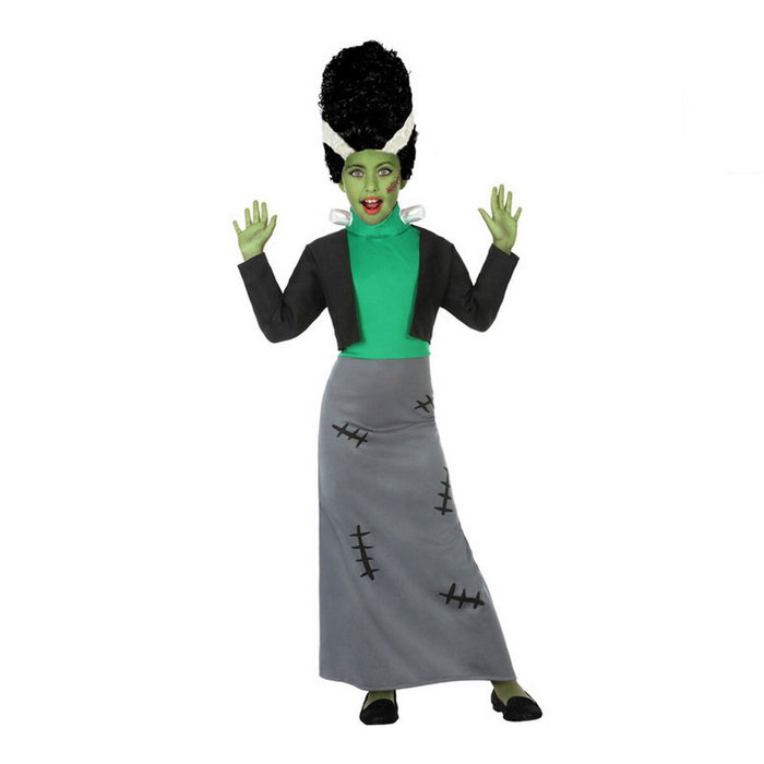 Frankenstein Disfraz de Monstruo Niña Infantil Halloween Talla 5-6 Años