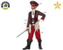 Otros Disfraz Pirata Niño Infantil Rojo 5-6 Años