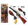 Set Vaquero Del Oeste Con Rifle, Pistola, Estrella Y Accesorios