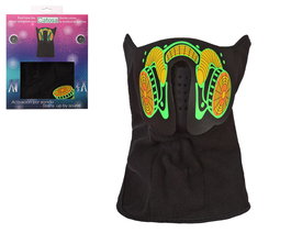 Máscara Antigás con Luces Led, Sensor de Sonido, Verde, Accesorio para Fiestas y Halloween