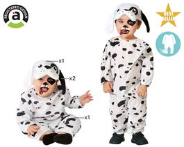 Disfraz para Bebés Blanco Animales Perro (2 Piezas)