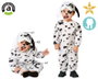 Original Disfraz Perro para Bebé Niño Niña 24 Meses Unisex Traje Carnaval Animal Doméstico 4 Piezas - Blanco