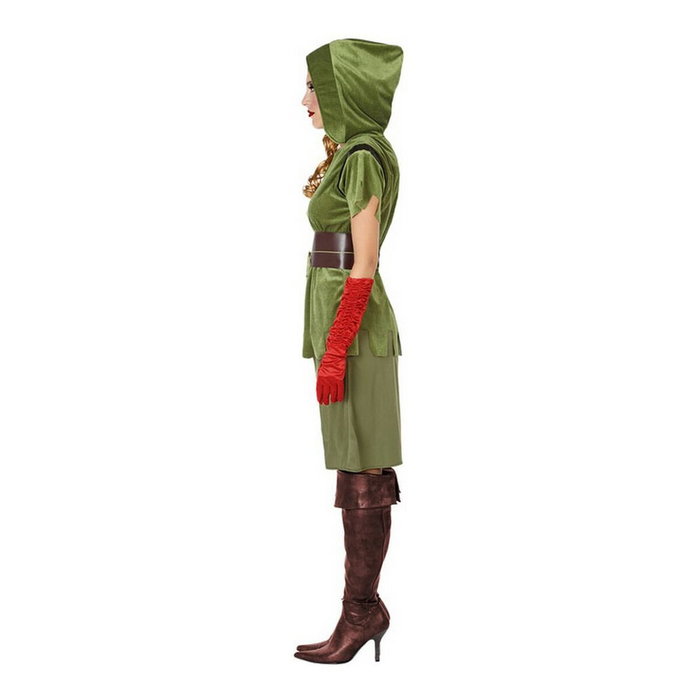 Disfraz Robin Hood Arquera Mujer Adulto Talla XL Verde