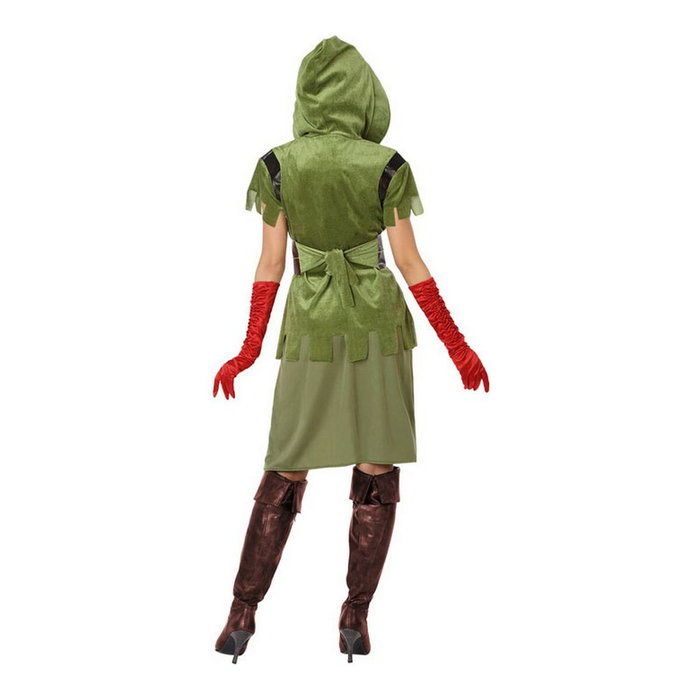 Disfraz Robin Hood Arquera Mujer Adulto Talla XL Verde