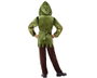 Disfraz de Robin Hood Niño Infantil Verde Oscuro 7-9 Años Chaqueta Pantalón Cinturón