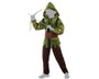 Disfraz de Robin Hood Niño Infantil Verde Oscuro 7-9 Años Chaqueta Pantalón Cinturón