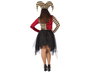 Disfraz Arlequin Rojo Adulto Mujer Adulto XXL