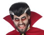 Peluca Vampiro Tupé Negro Con Canas Adulto Halloween Moreno