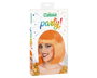 Peluca Naranja Lisa Corta Con Flequillo