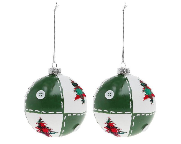 C/V Bolas 8 Cm Cristal Verde 2 unidades C/V Bolas 8 Cm Cristal Verde 2 unidades