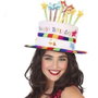 Atosa Sombrero de Cumpleaños Multicolor con Velas y Estrellas Brillantes