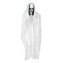 Partyrama Colgante Decoración Halloween Niña Fantasma 90 cm con Ojos Rojos Luminosos y Sonido Escalofriante Activado por Ruido