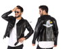 Disfraz Años 60 Hombre Adulto Chupa Negra Rock & Roll Rockabilly Talla XS-S