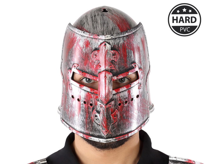 Casco Medieval Ensangrentado De Pvc Duro Para Caballero Disfraz Halloween Larp Ferias Casco Medieval Ensangrentado De Pvc Duro Para Caballero Disfraz Halloween Larp Ferias