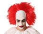 Peluca Halloween Payaso Naranja Calvo