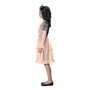 Disfraz Halloween Muñeca de Porcelana Terror Infantil para Niña 5-6 Años - Rosa, Gris y Beige