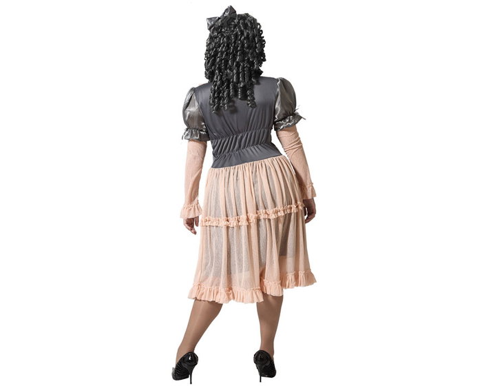 Disfraz de Muñeca de Porcelana para Halloween Mujer Adulto - Vestido Rosa y Tocado Disfraz de Muñeca de Porcelana para Halloween Mujer Adulto - Vestido Rosa y Tocado