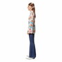 Disfraz Hippie Hombre Multicolor Años 60 Adulto Talla XS-S
