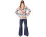 Disfraz Hippie Hombre Años 60 Multicolor Adulto XS-S
