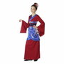 Atosa Disfraz China Niña Infantil Kimono Rojo Burdeos con Flores de Cerezo Talla 7-9 Años