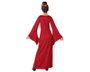 Atosa Disfraz China Niña Infantil Kimono Rojo Burdeos con Flores de Cerezo Talla 7-9 Años