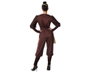 Disfraz Guerrera China Mujer Adulto XL: Camisa y Pantalón Marrón