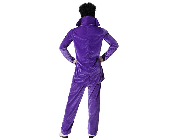 Disfraz Estrella Rock Morado para Hombre Adulto XL Chaqueta Pantalón Camisa Años 80 Disfraz Estrella Rock Morado para Hombre Adulto XL Chaqueta Pantalón Camisa Años 80