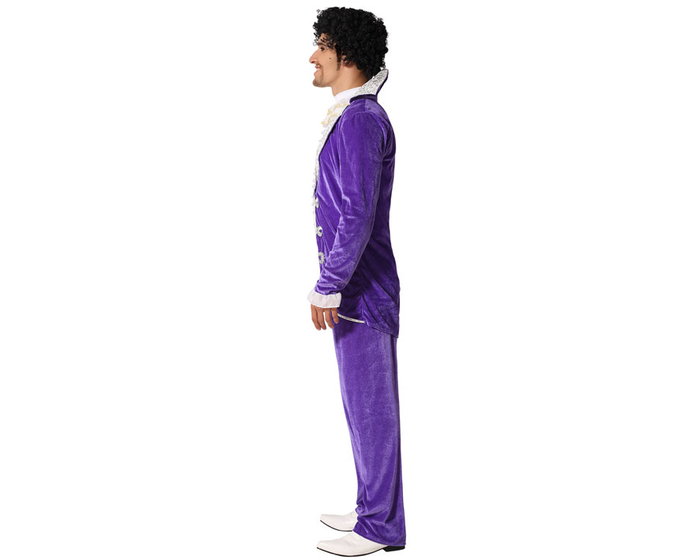 Disfraz Estrella Rock Morado para Hombre Adulto XL Chaqueta Pantalón Camisa Años 80 Disfraz Estrella Rock Morado para Hombre Adulto XL Chaqueta Pantalón Camisa Años 80