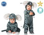 Disfraz Raton Unisex Bebé Gris 6-12 Meses