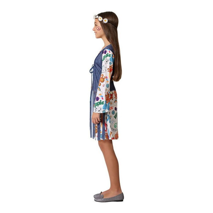 Atosa Disfraz Hippie Niña Multicolor Infantil Atosa Disfraz Hippie Niña Multicolor Infantil