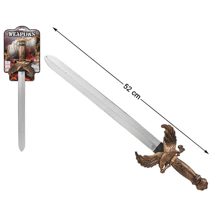 Espada Guerrera 57 cm con empuñadura de dragón bronce Espada Guerrera 57 cm con empuñadura de dragón bronce
