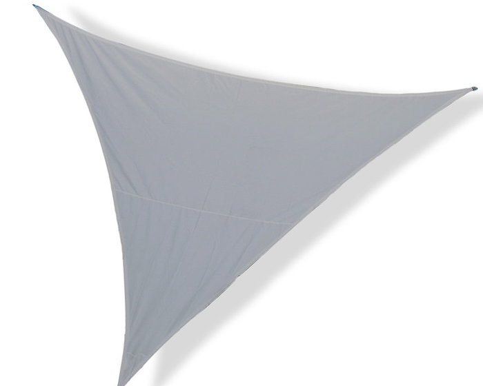 Toldo Triangular 5x5x5m Gris B/pvc