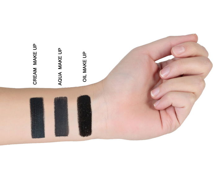 Maquillaje Crema Pintura Facial Color Negro para Caracterizaciones y Espectáculos