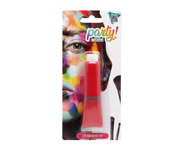 Maquillaje Crema Pintura Facial Color Rojo para Disfraces y Teatro 30g