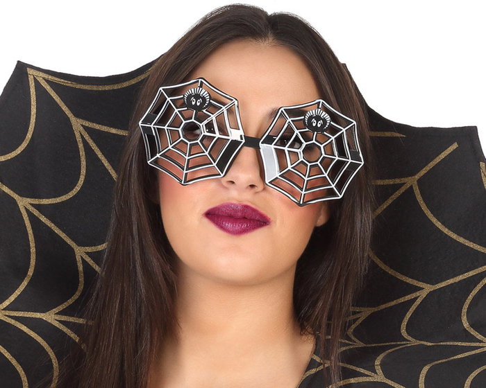 Gafas Con Diseño De Telarañas Y Arañas Para Disfraz Halloween Adulto Gris Gafas Con Diseño De Telarañas Y Arañas Para Disfraz Halloween Adulto Gris