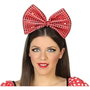 Atosa Diadema Pajarita Rojo con Lentejuelas