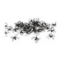 Atosa Mini Arañas Negras de Decoración para Halloween - 50 Unidades de Plástico