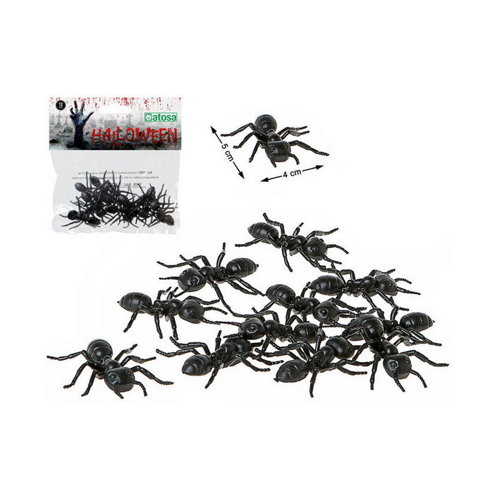 Accesorios Hormigas Negras 5x4 cm Pack 12 Unidades