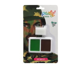 Kit Maquillaje Militar Camuflaje Carnaval Fiestas Temáticas