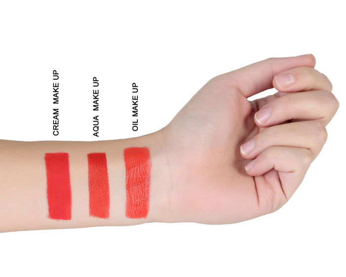 Maquillaje Cera Pintura Facial Color Rojo Alta Cobertura para Disfraces Carnaval Halloween