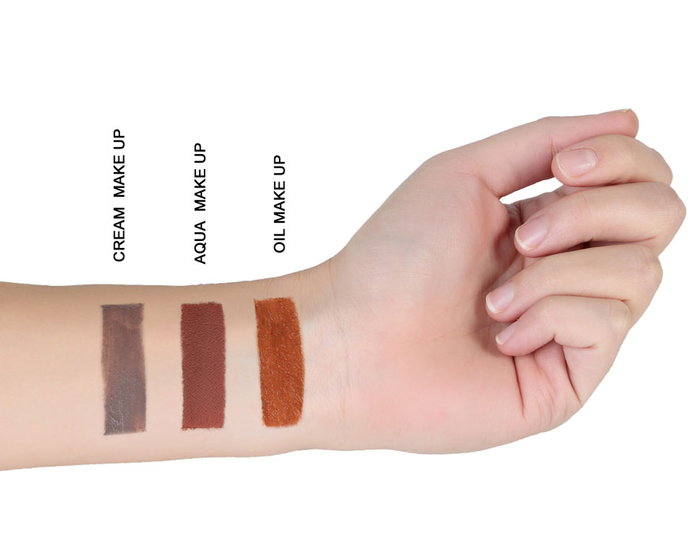 Maquillaje Crema Pintura Facial Marrón para Caracterizaciones y Efectos Especiales