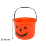 Atosa Cubo Calabaza Naranja 15 cm para Halloween