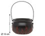 Atosa Cesta para Caramelos Halloween - Calabaza Porta Golosinas Negro