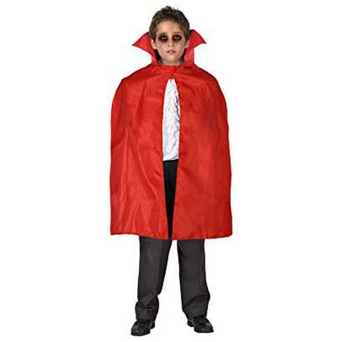 Disney Capa Roja Corta de 70 cm con Cuello Alto para Niños