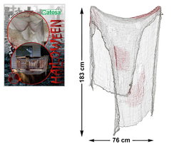 Cortina Decorativa Halloween Ensangrentada de Tela 183x76 cm